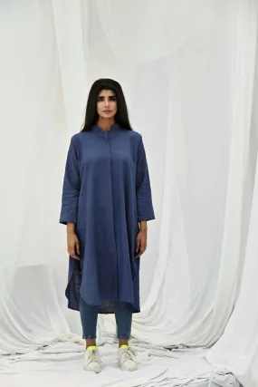 Deepak & Fahad - BAL-W002 - Blueberry - Hand weaved cotton - 2 Piece