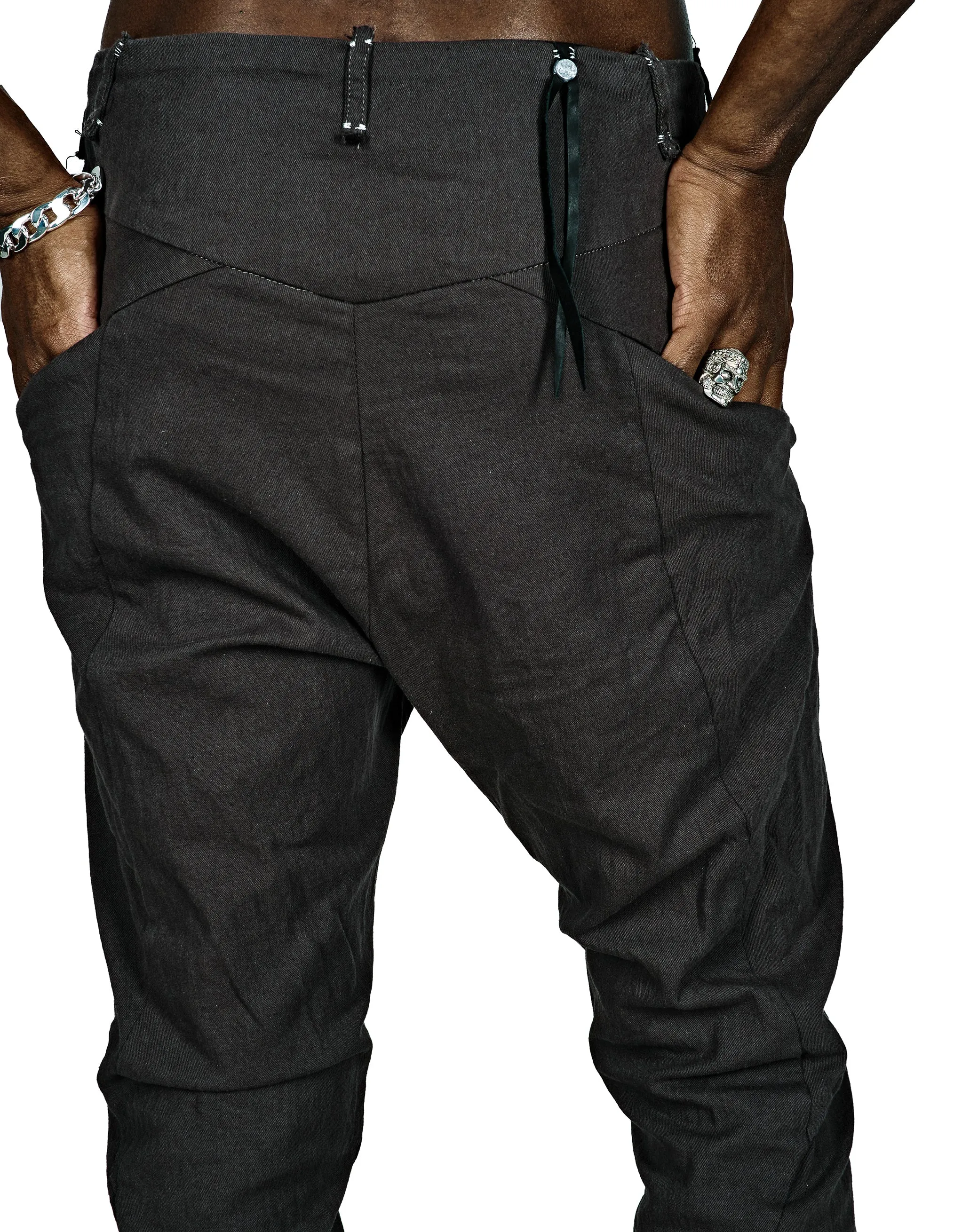 Denim Stretch Grey Pants