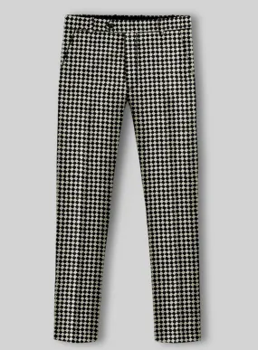 Diamond Noir Tweed Pants