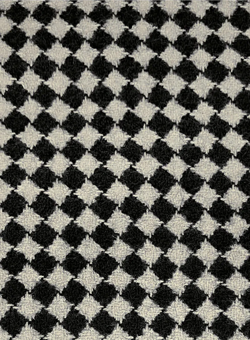 Diamond Noir Tweed Pants