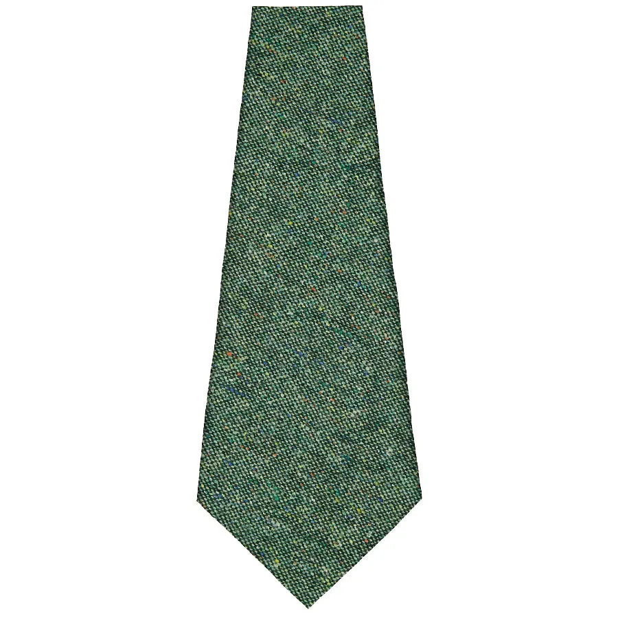 Donegal Bespoke Wool Tie - Forest