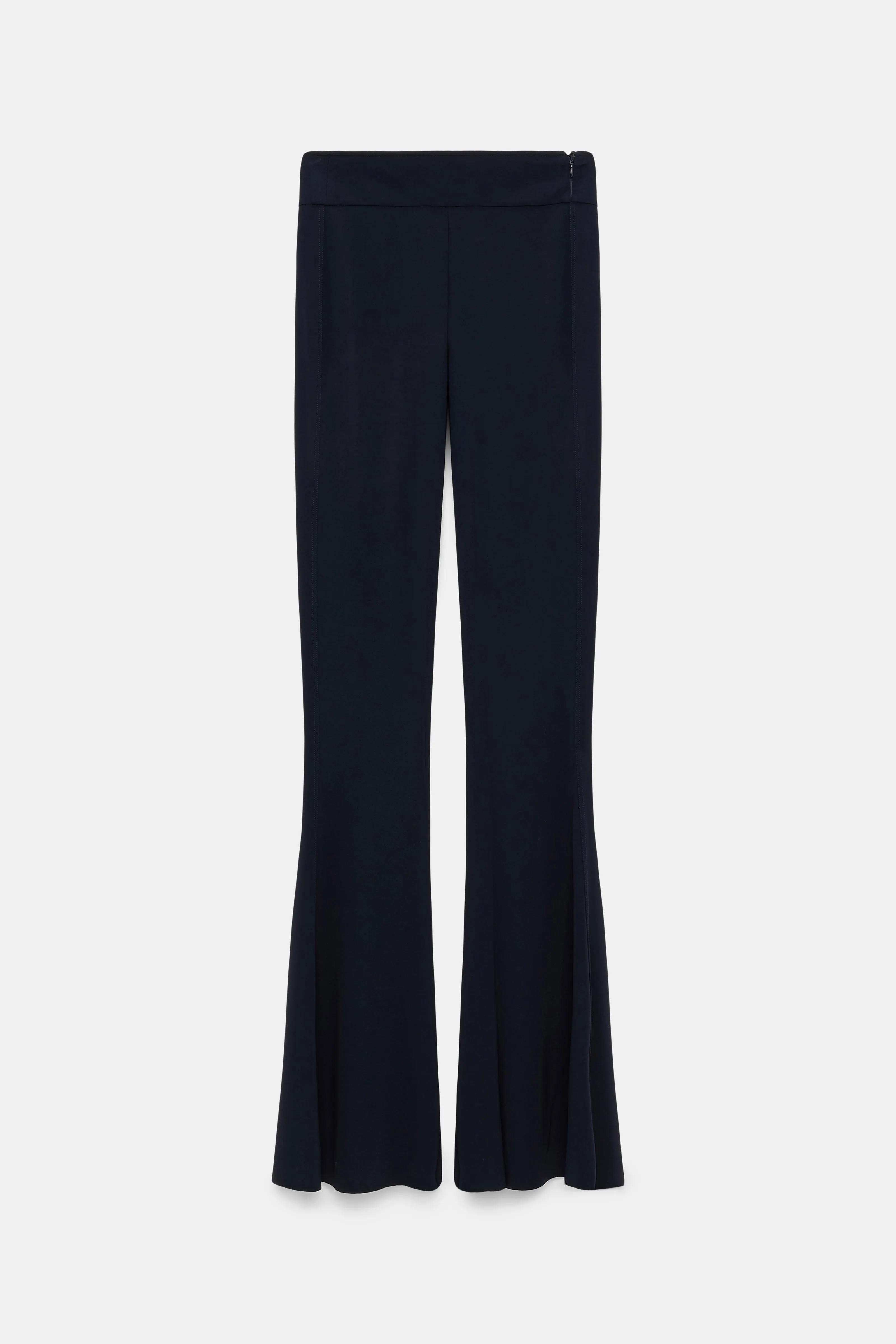 Dorothee Schumacher Slim Pants with Flared Leg in Navy