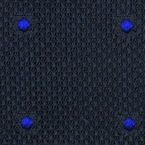 Dotted Grenadine / Garza Fina Bespoke Tie - Midnight / Royal