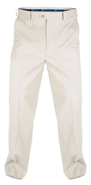 Duke London Chino Trouser (Stone 1462) Waist 40 - 60