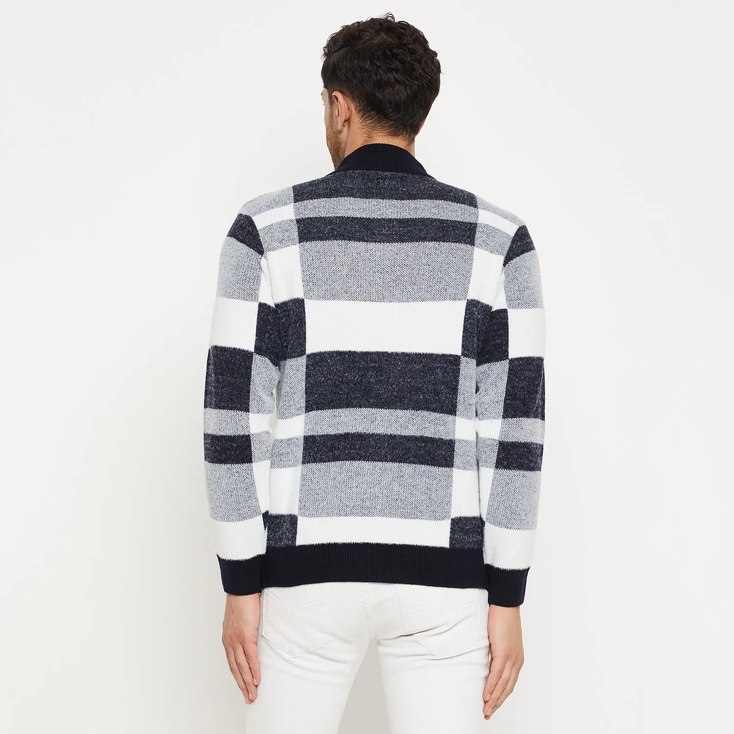 Duke Stardust Men Full Sleeve Half Zip Pullover (SDS2142)
