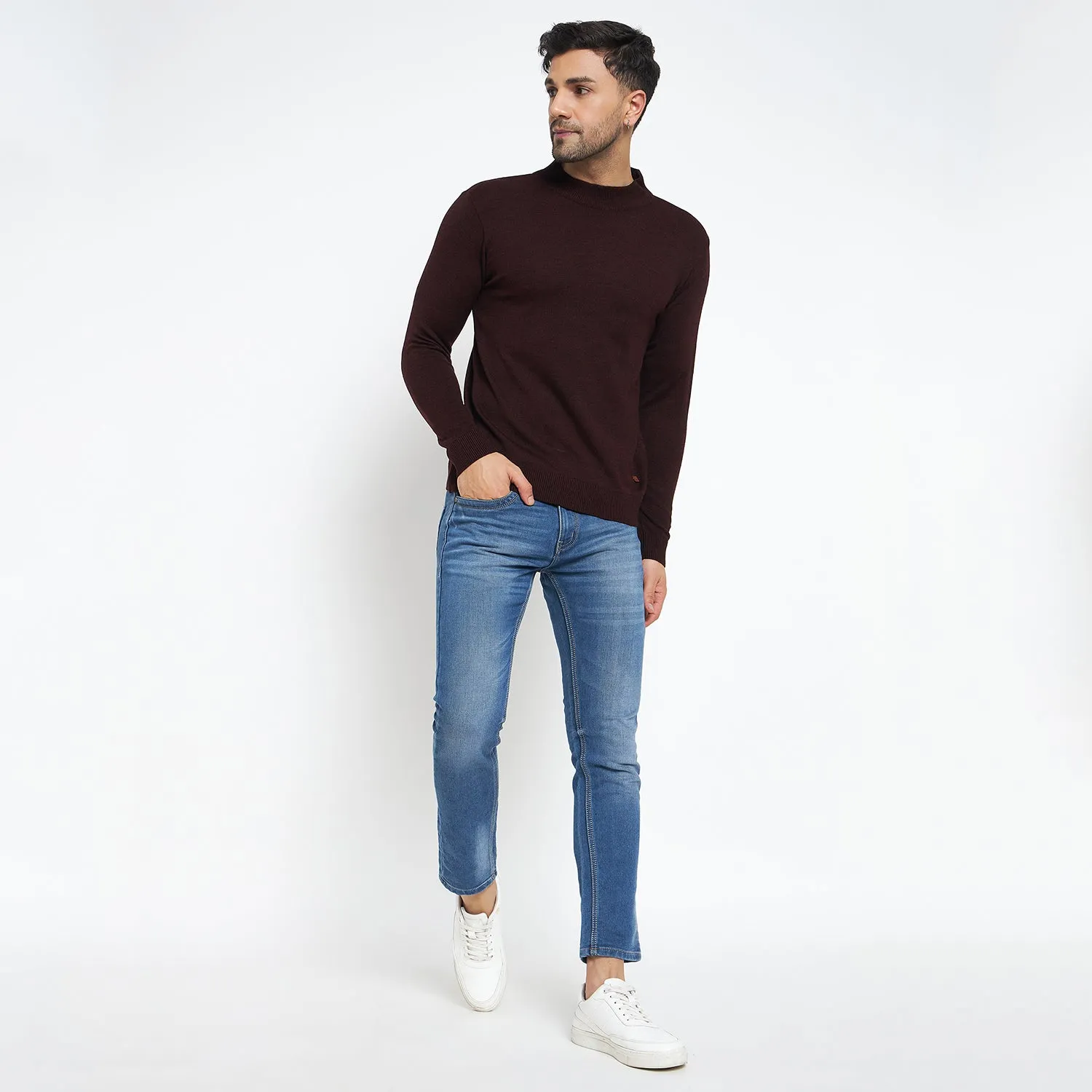 Duke Stardust Men Full Sleeve T Neck Pullover (SDS8000)