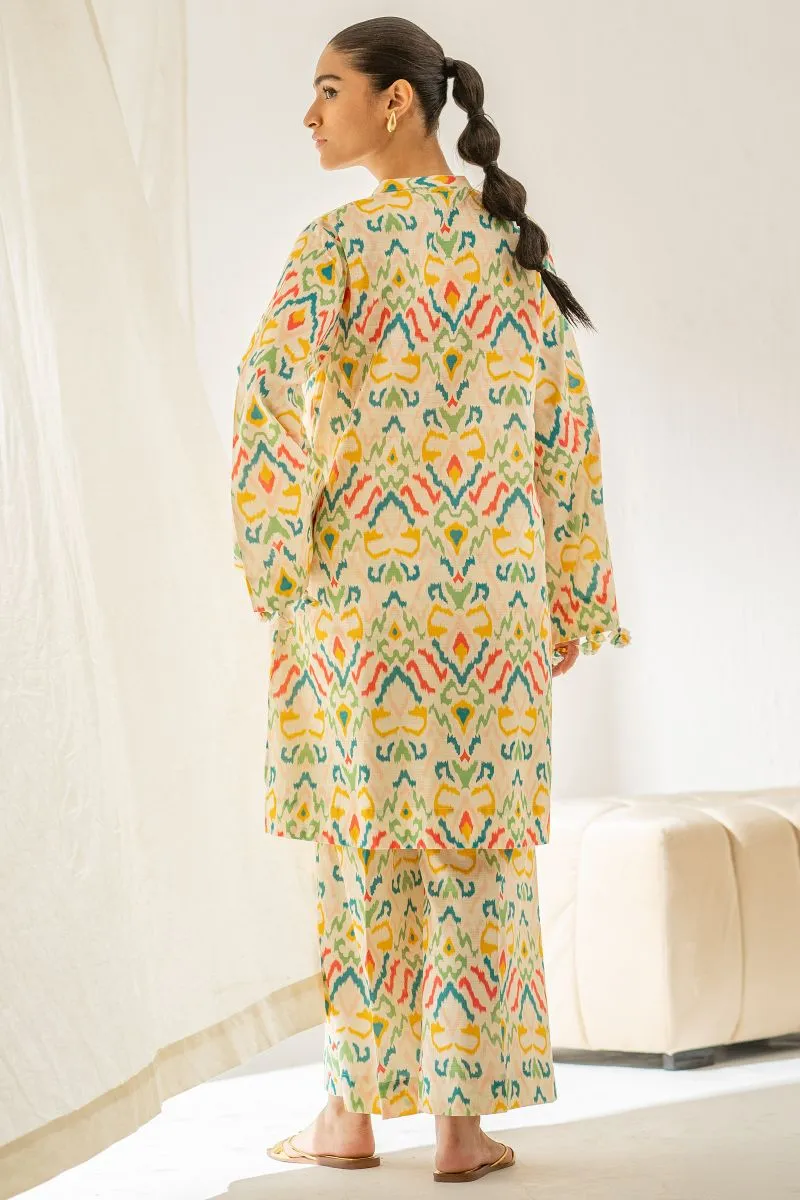 Ego - Fruity 2 piece - Cream - Digital Print - Cambric