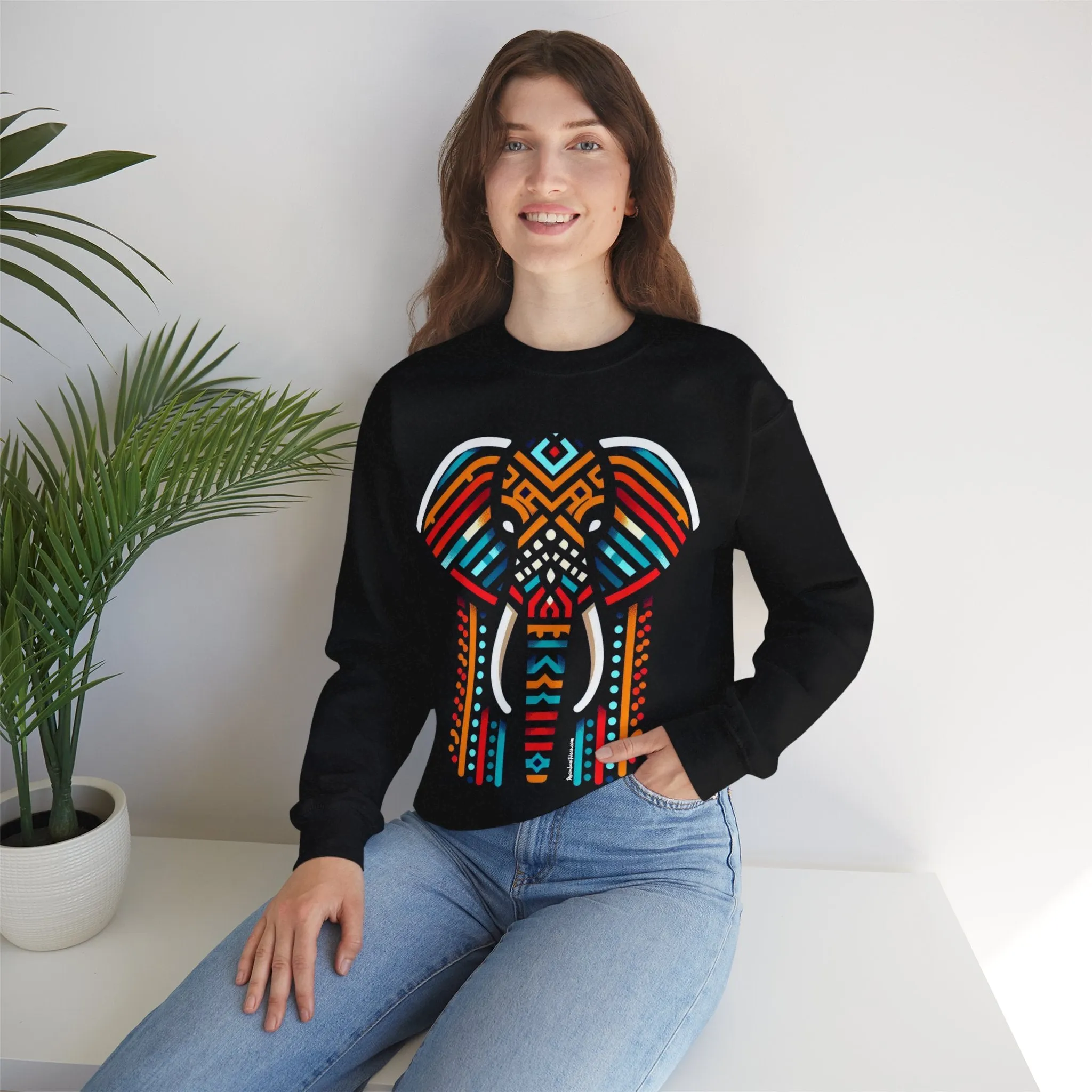 Elephant Bead Crewneck Sweatshirt