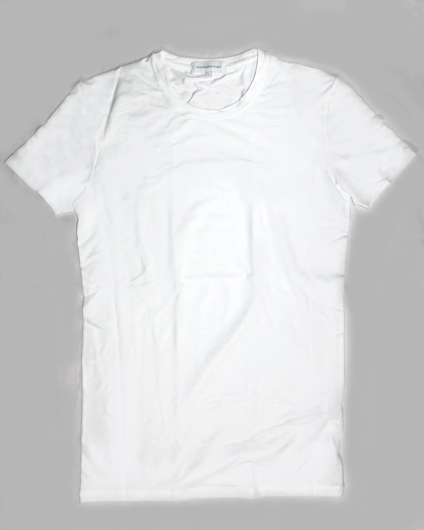 Ermenegildo Zegna T-Shirt Round Neck White Micromodal S SALE