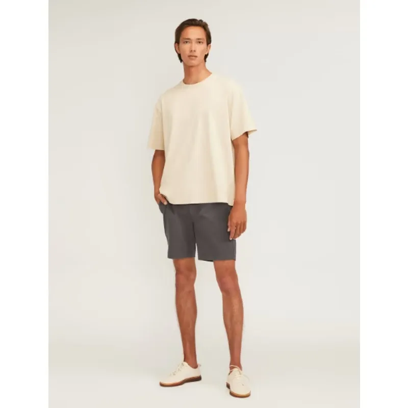 EVERLANE Men's 7” Slim-Fit Performance Chino Shorts Size 32 Slate Grey