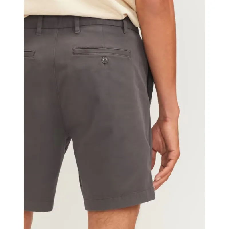 EVERLANE Men's 7” Slim-Fit Performance Chino Shorts Size 32 Slate Grey