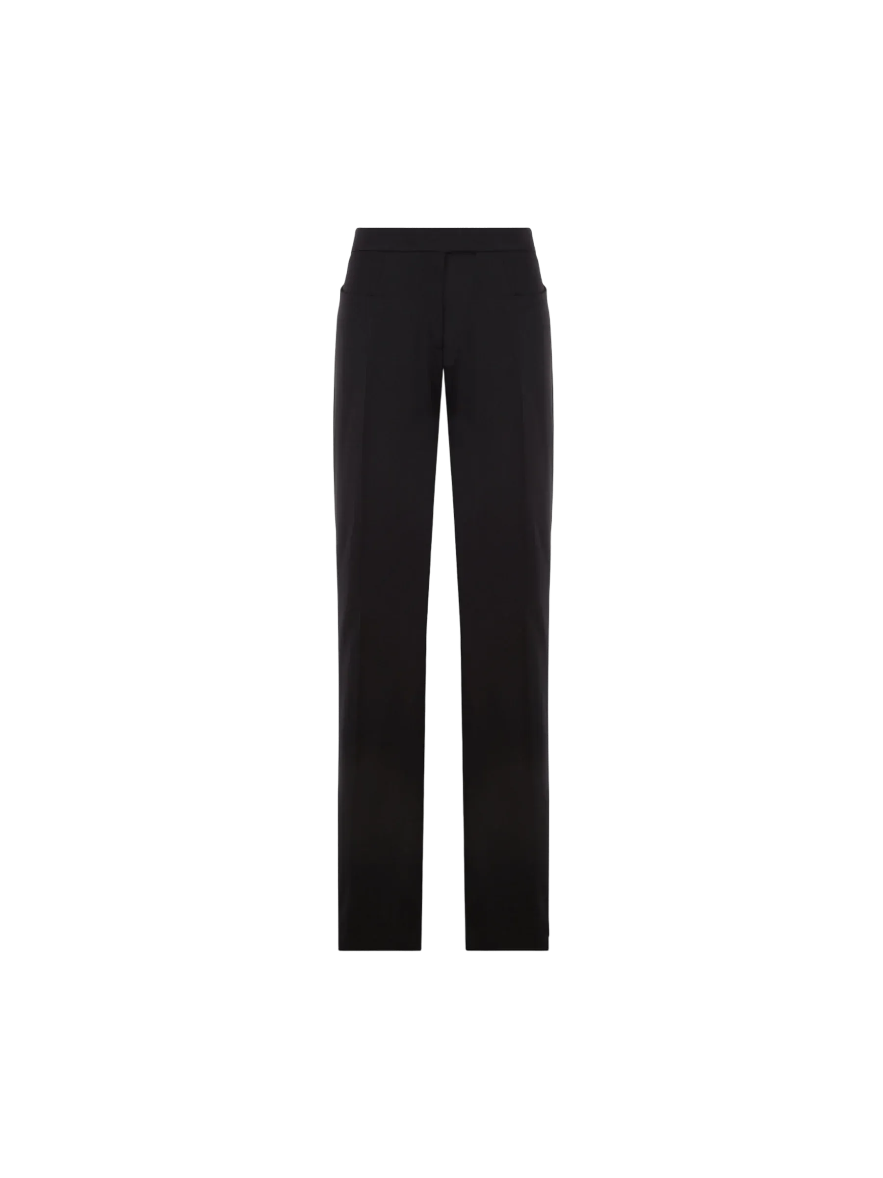 Flared Grain De Poudre Trousers