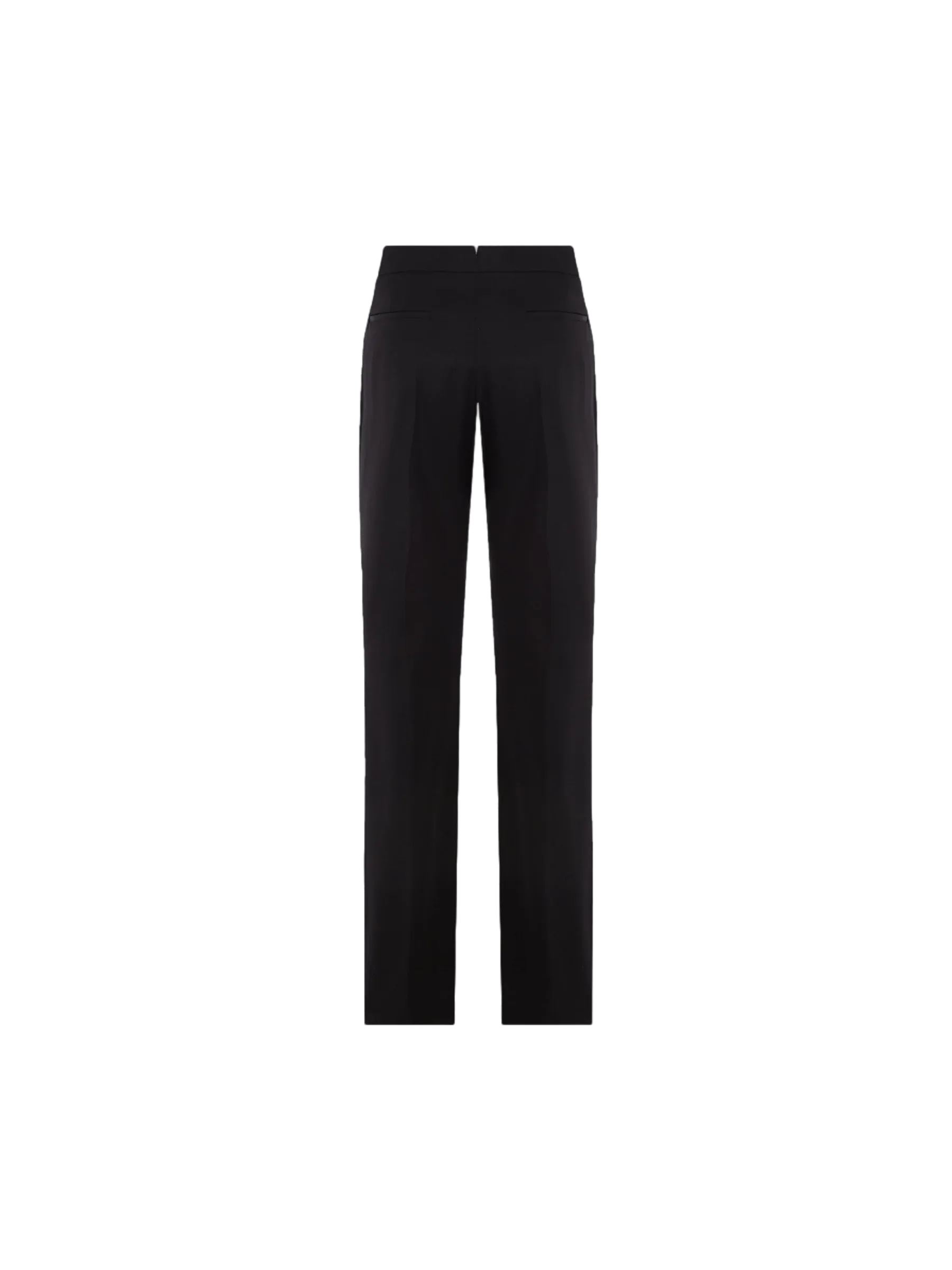 Flared Grain De Poudre Trousers