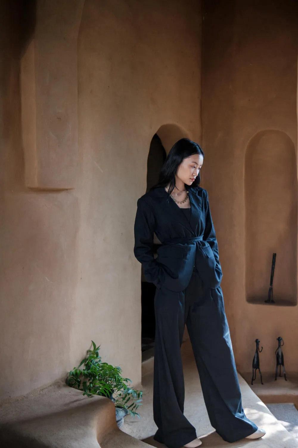Friday Flared Pants-Black
