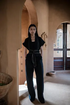 Friday Flared Pants-Black