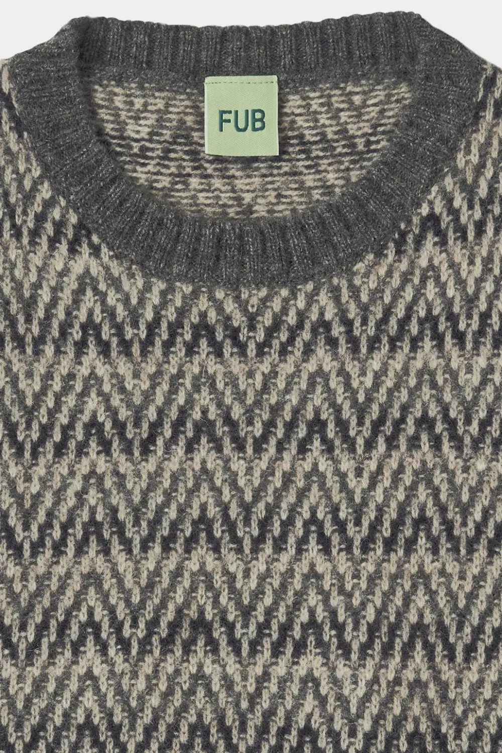 Fub Lambswool Vest - Grey Melange - 90cm, 100cm, 110cm, 120cm, 130cm