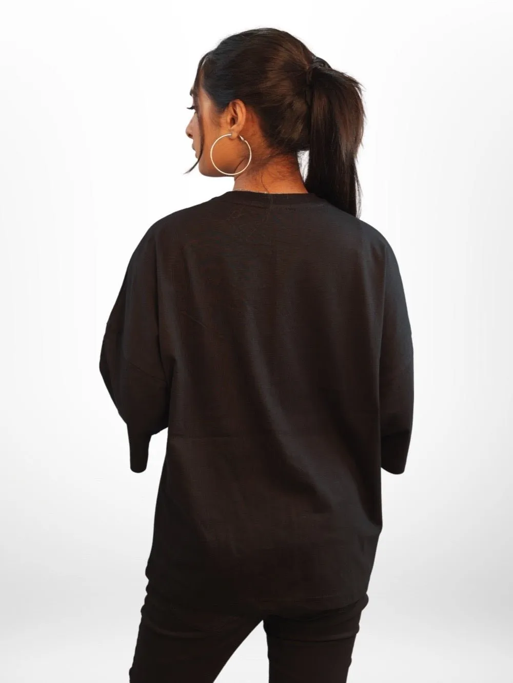 Galactic Charm Graphic Printed Womens Drop Shoulder T-shirt Legacy Boutiques Bangladesh