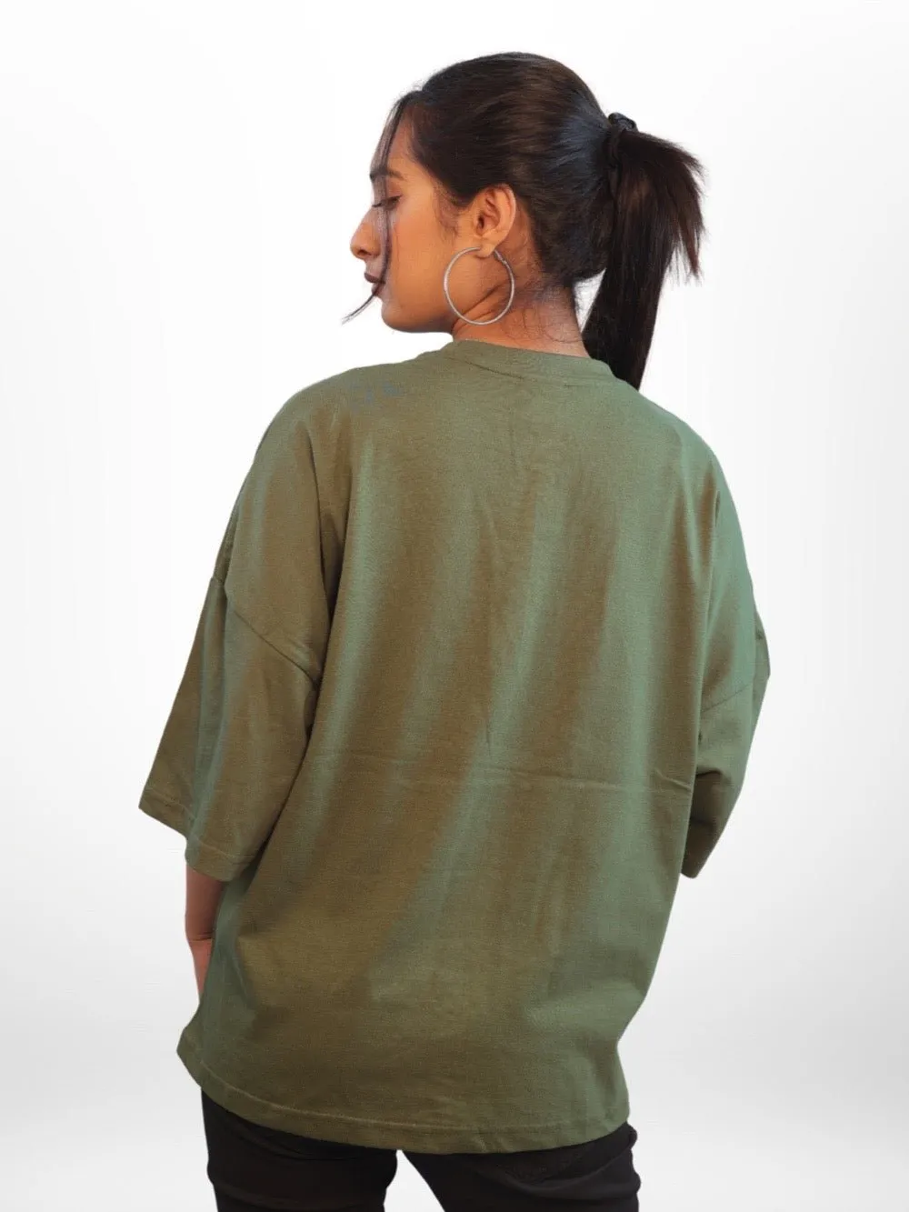 Galactic Charm Graphic Printed Womens Drop Shoulder T-shirt Legacy Boutiques Bangladesh