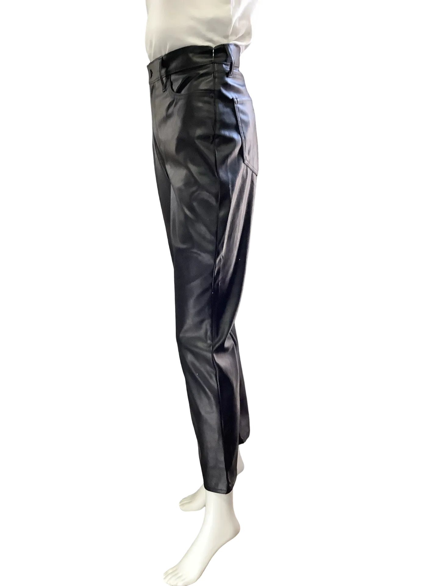 Gap Pant Black Faux Leather Size: US/10 EU/30