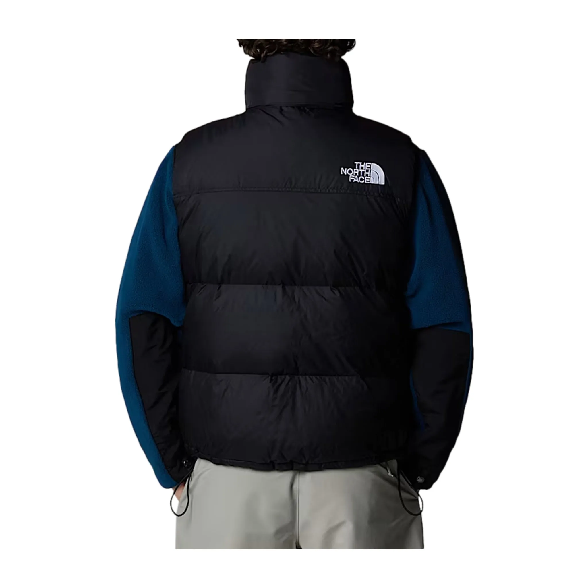Gilet Uomo Trapuntato Retro Nuptse Nero