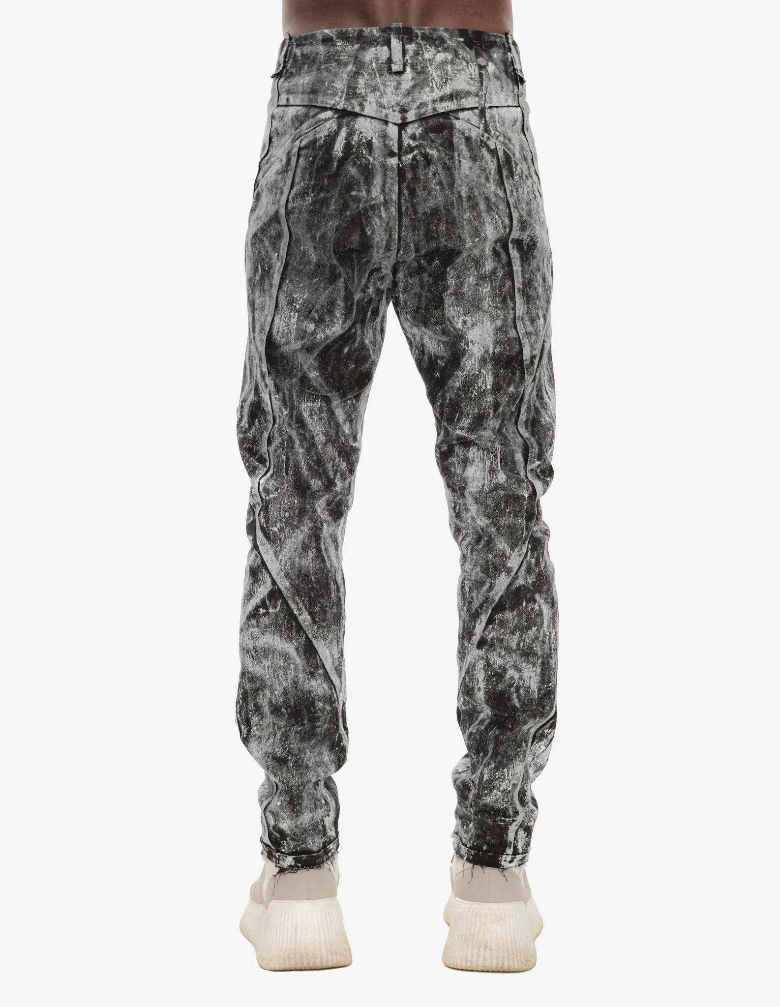 Hand-Dyed Textured Pants