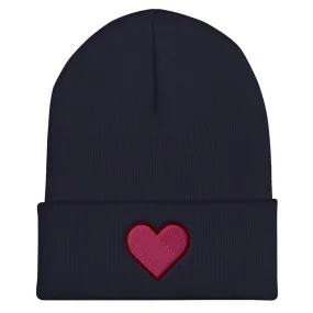 Heart Cuffed Beanies (5 Colors)