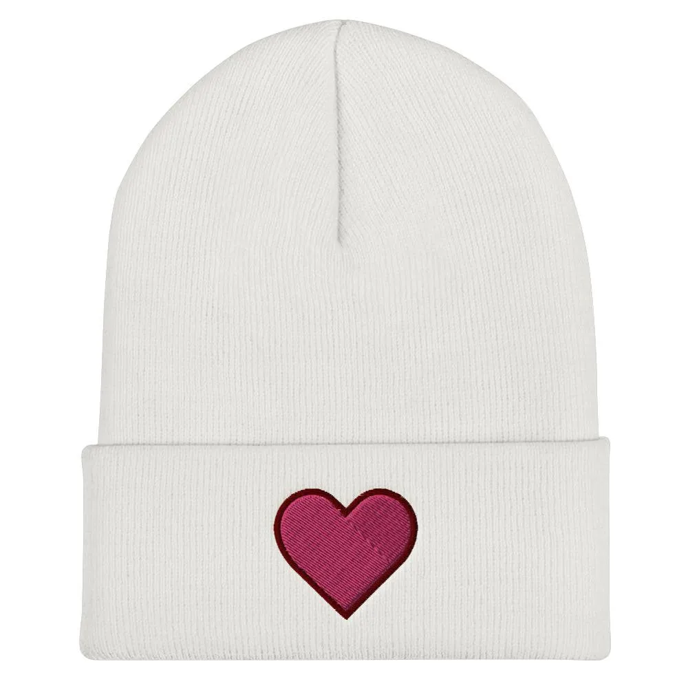 Heart Cuffed Beanies (5 Colors)