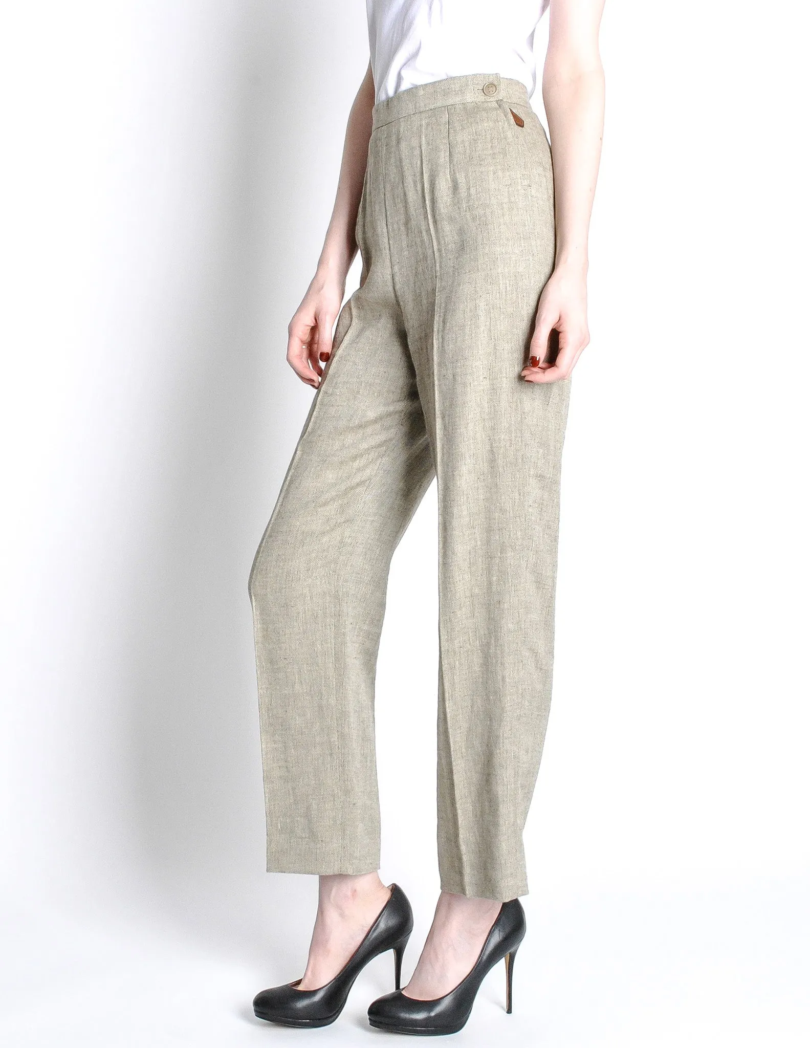 Hermès Linen Trouser Pant
