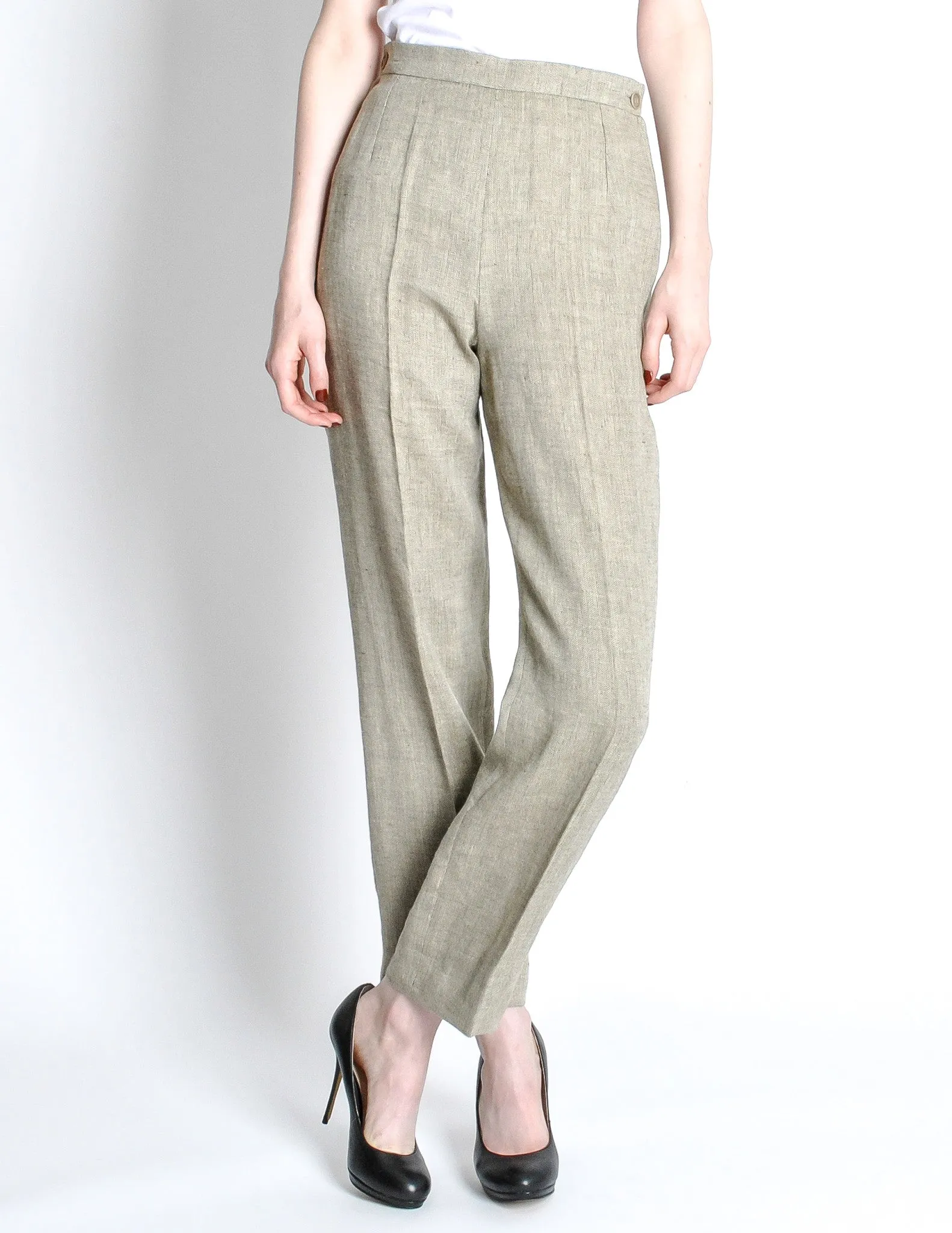 Hermès Linen Trouser Pant