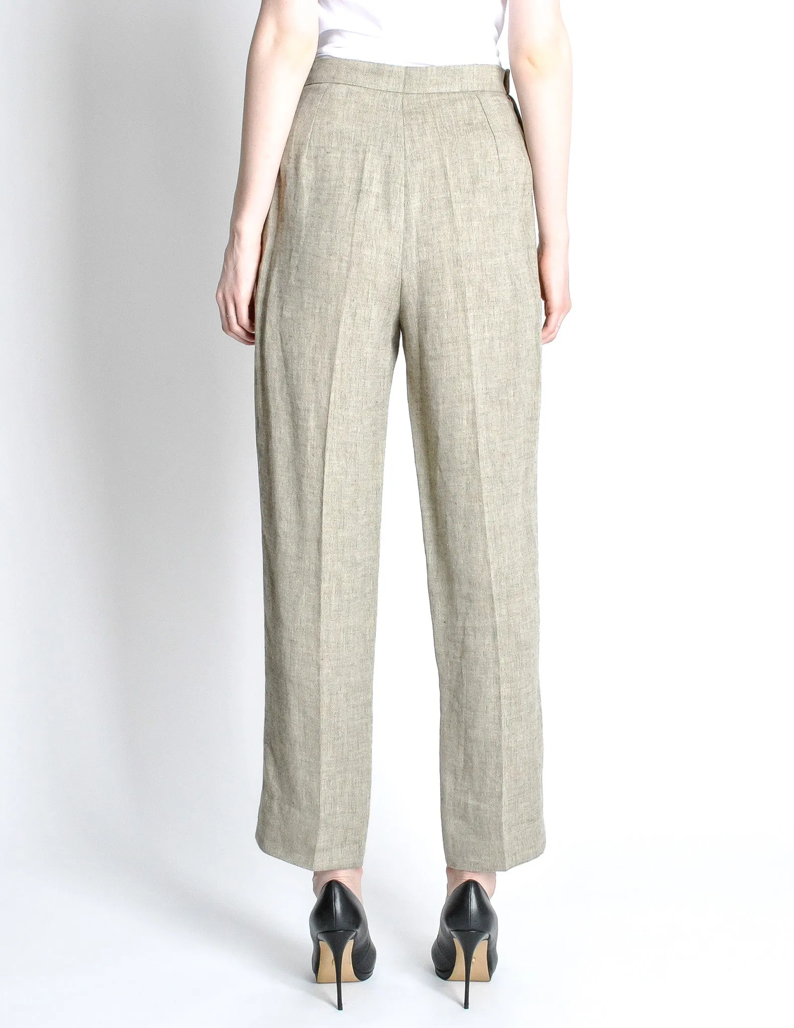 Hermès Linen Trouser Pant