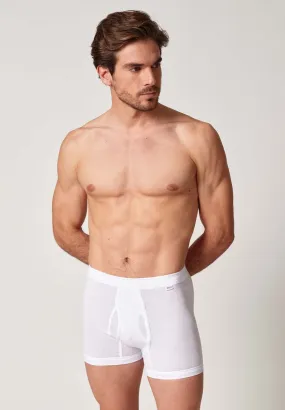HUBER hautnah - Cotton Double Rib - Pants With Fly