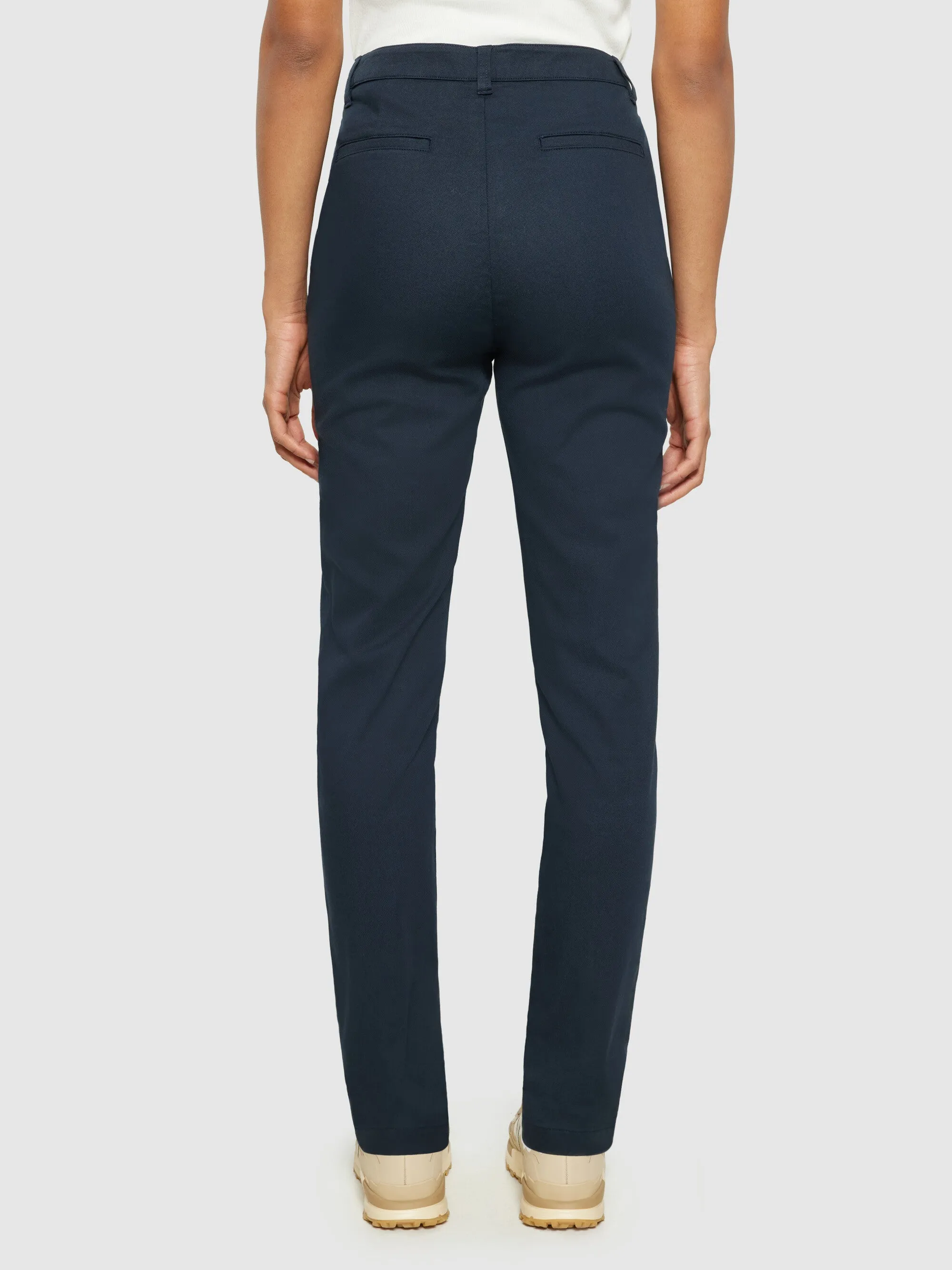 IRIS mom mid-rise canvas pique chino - GOTS/Vegan - Total Eclipse