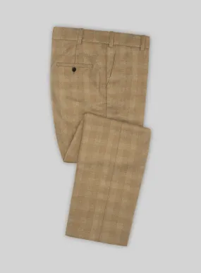 Italian Ainero Mocha Wool Pants