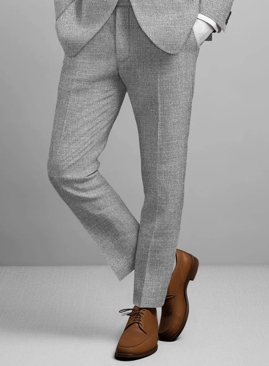 Italian Cotton Linen Hopsack Bartolo Pants