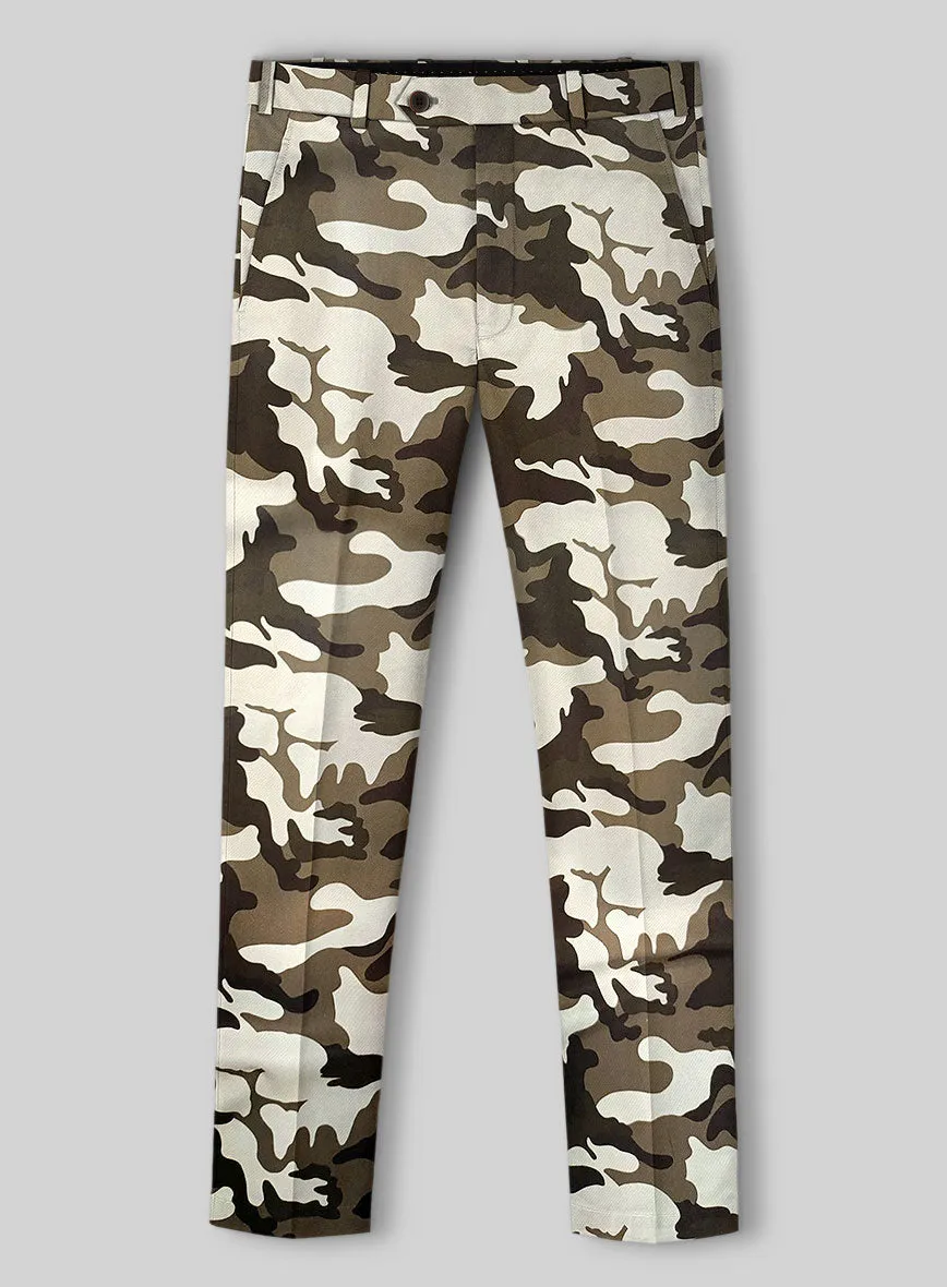 Italian Cotton Montoya Camo Pants