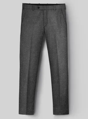 Italian Donegal Gray Wool Pants