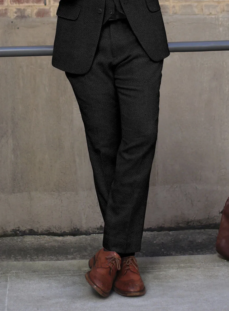 Italian Highlander Black Tweed Pants