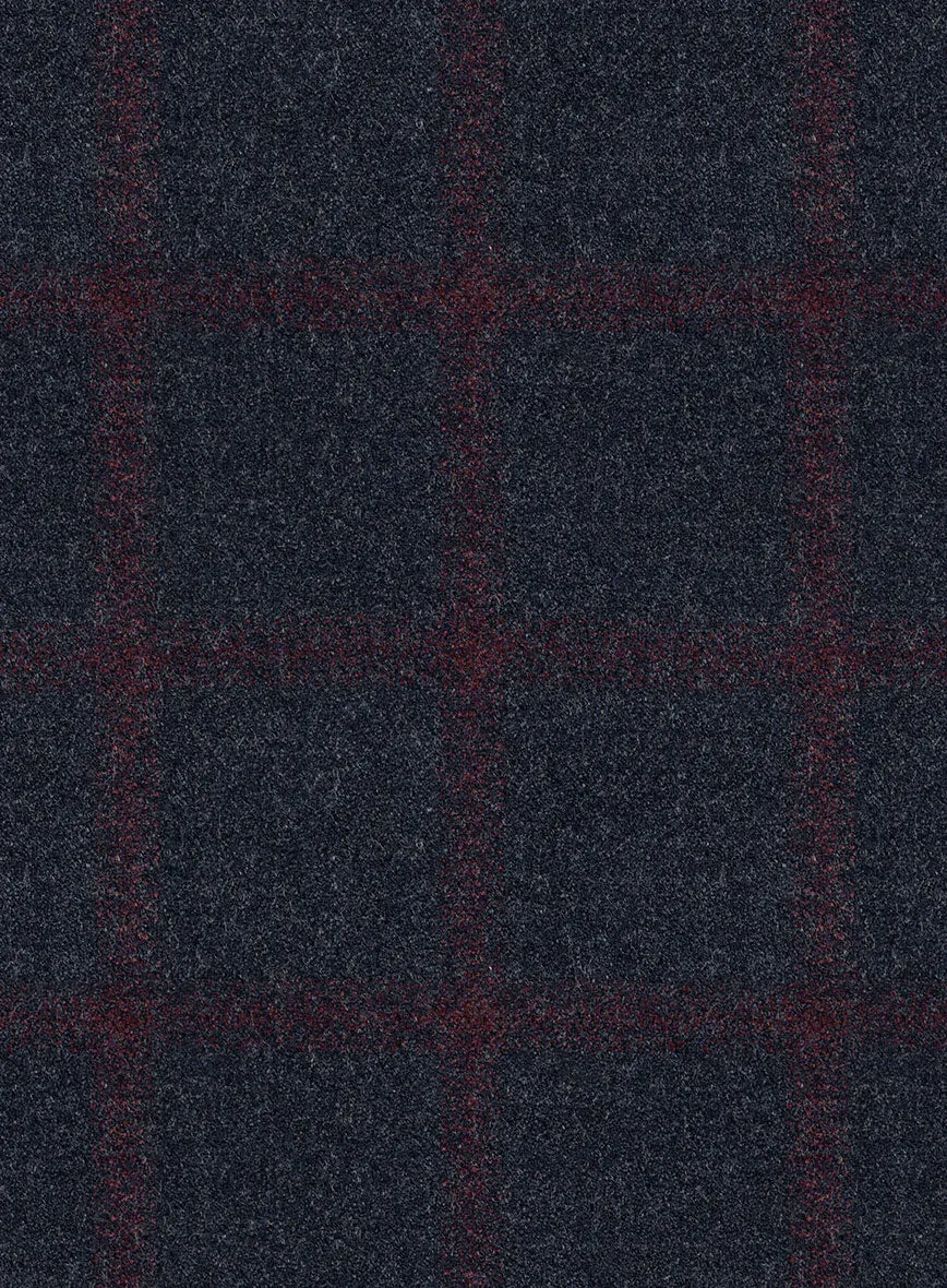 Italian Jamen Blue Checks Flannel Pants