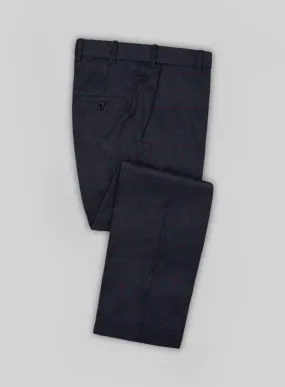 Italian Jamen Blue Checks Flannel Pants