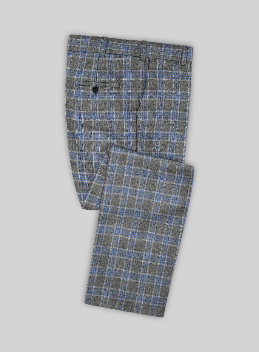 Italian Joa Gray Wool Pants