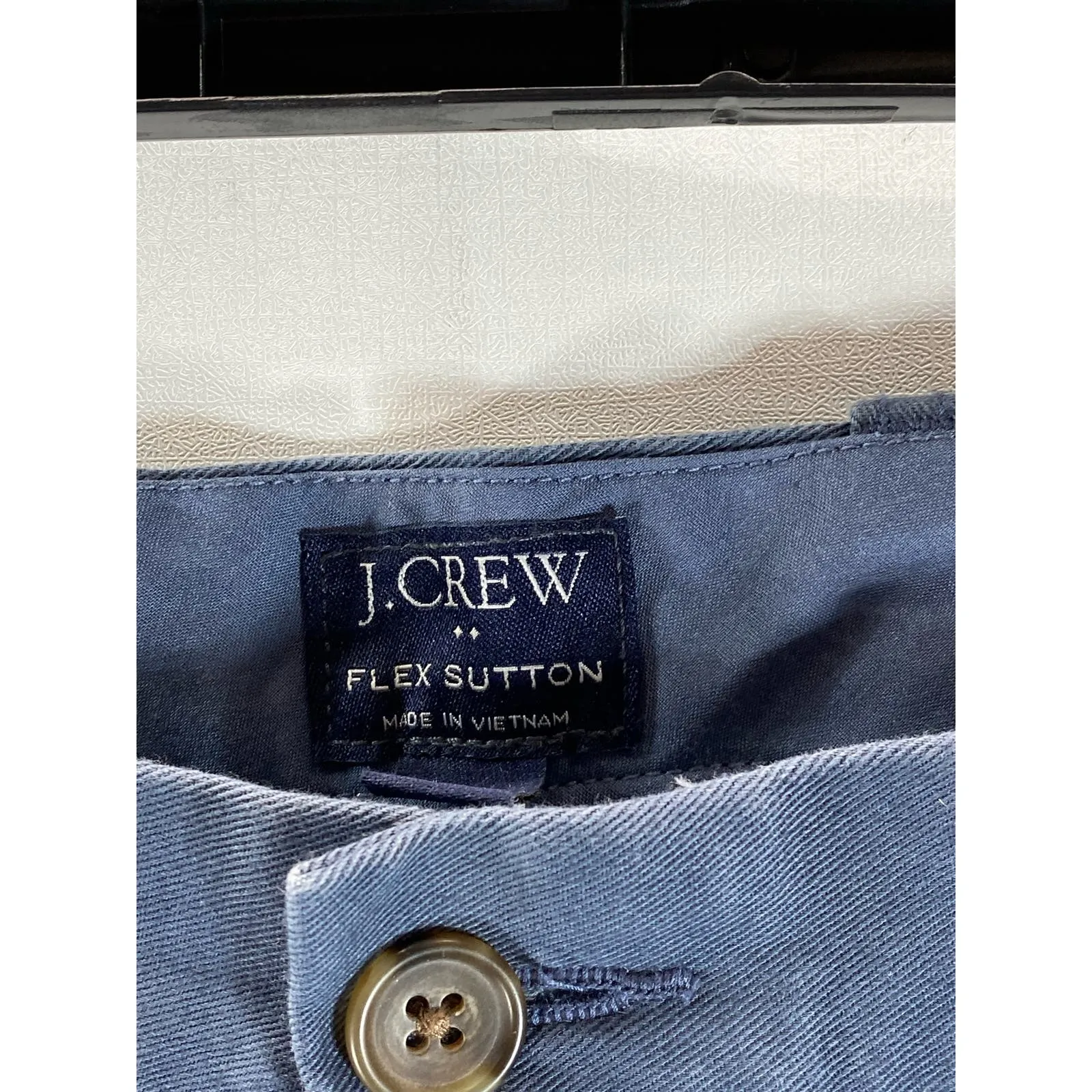 J. CREW Men's Blue Flex Sutton Straight-Fit Chino Pant SZ 34X32