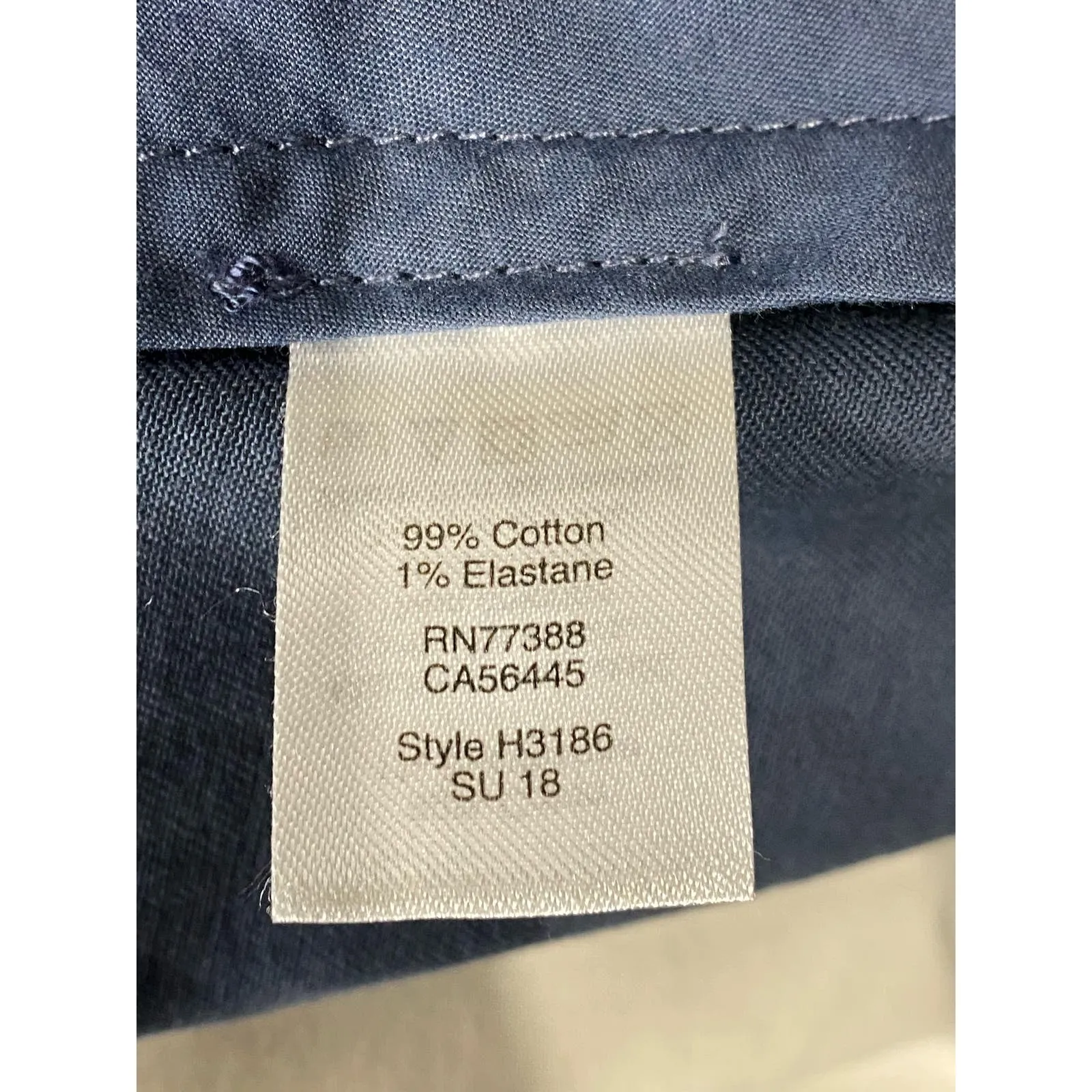 J. CREW Men's Blue Flex Sutton Straight-Fit Chino Pant SZ 34X32