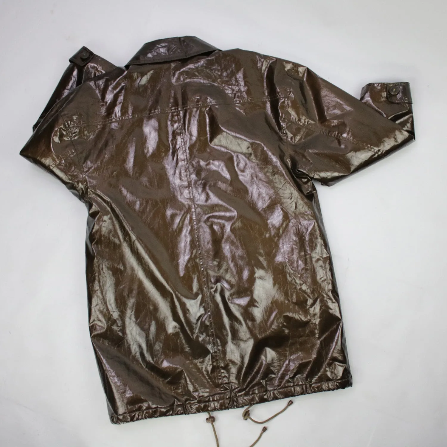 JURGEN MICHAELSEN: Shiny Brown Coat: M