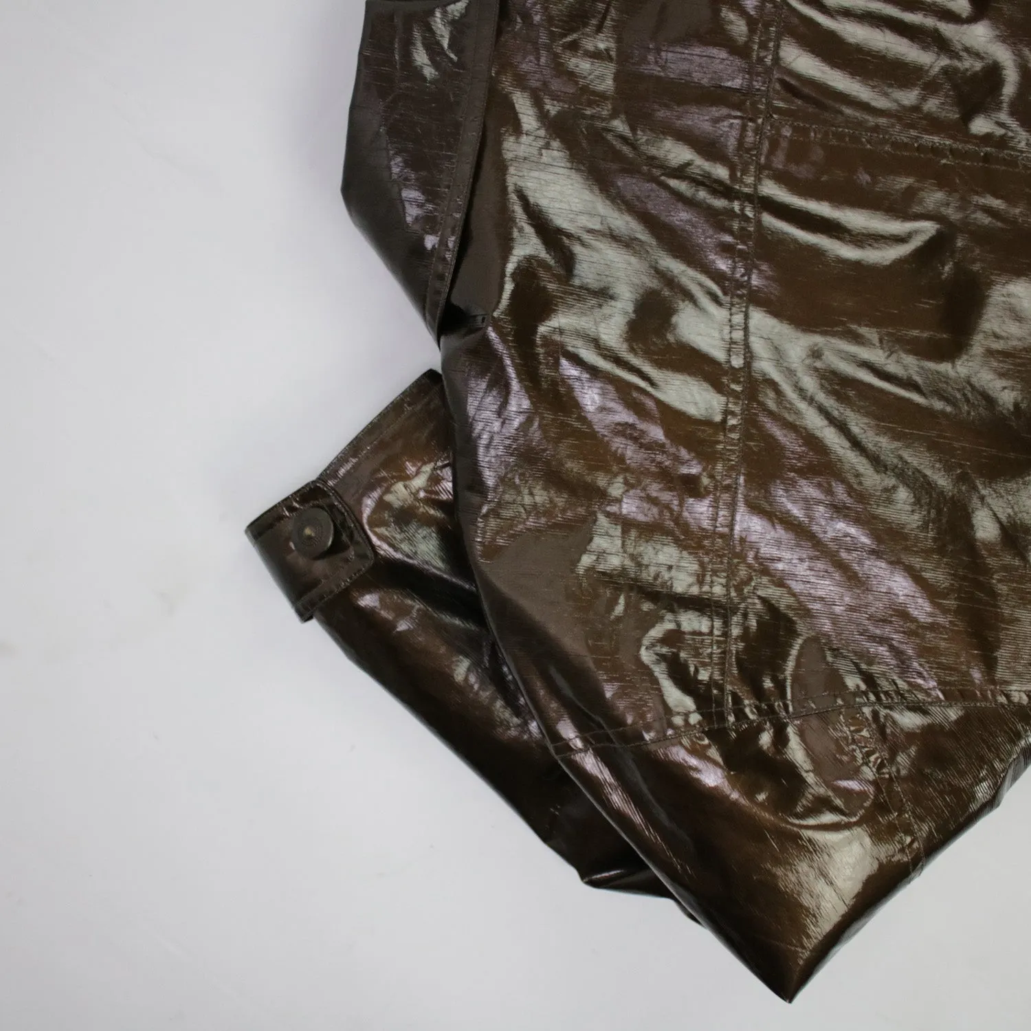 JURGEN MICHAELSEN: Shiny Brown Coat: M