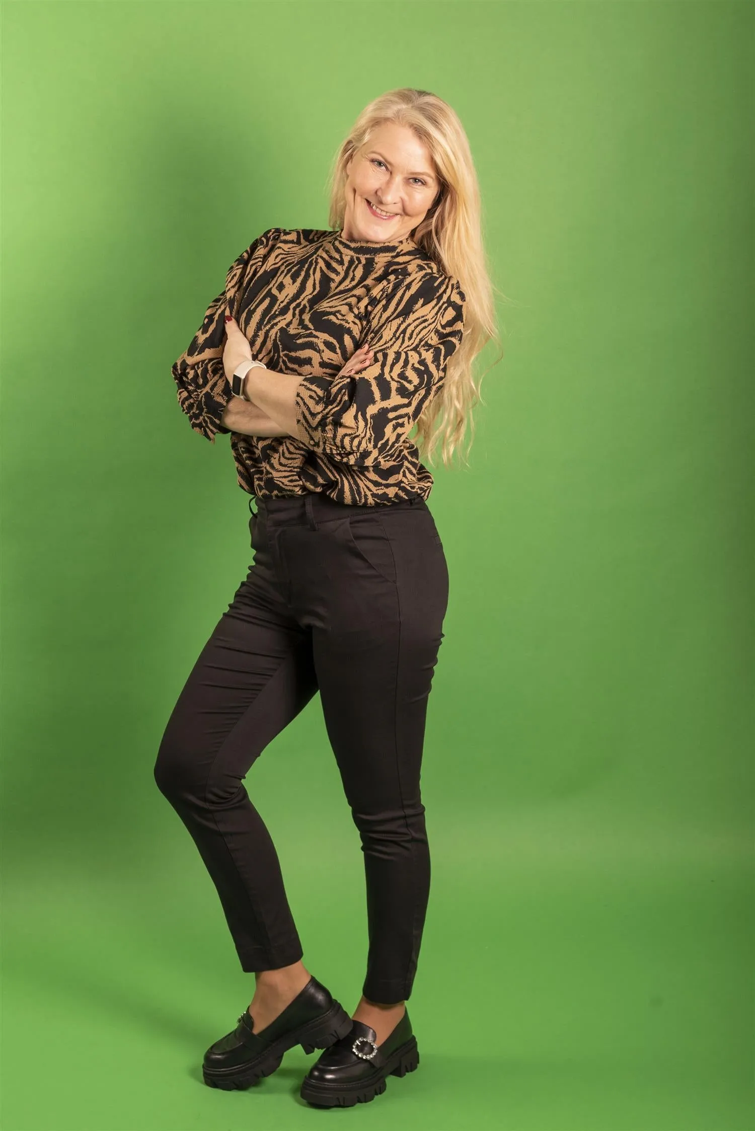 KAlea 7/8 Chino Pant - Black