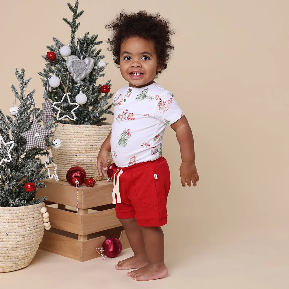 Kangas & Koalas Short Sleeve Organic Bodysuit