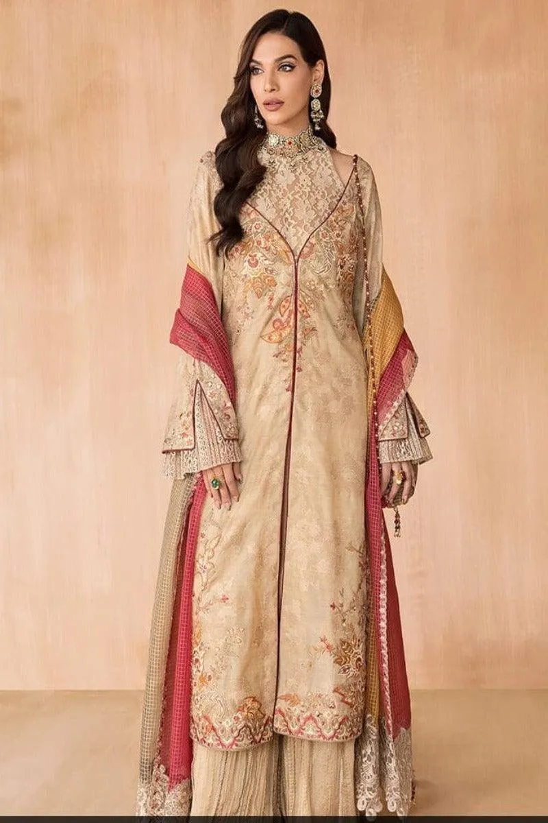 Kanwal Aftab in Nilofer Shahid - Coral Bells - Embroidered - 3 Piece