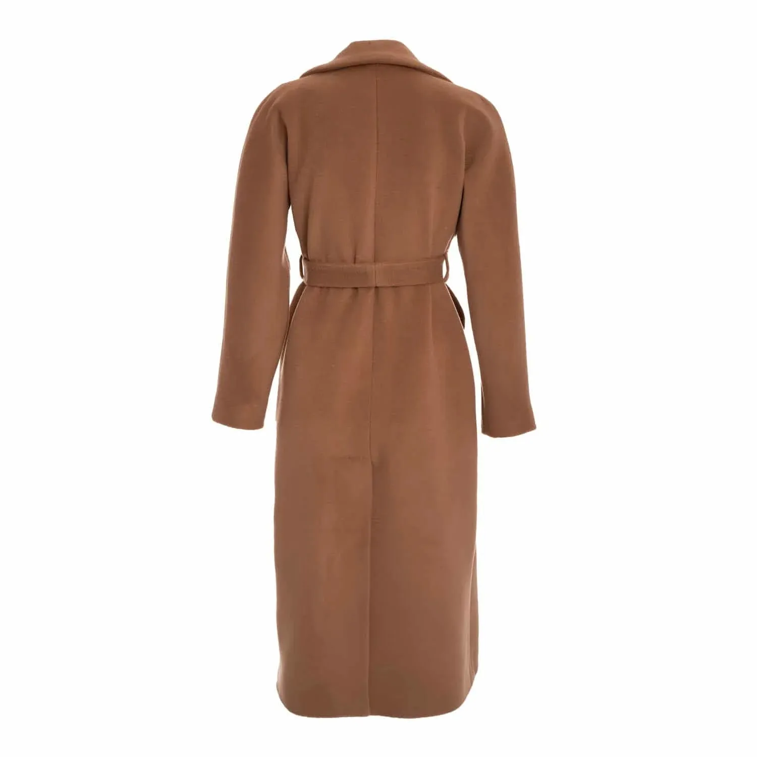 Kimono coat in virgin wool and cashmere