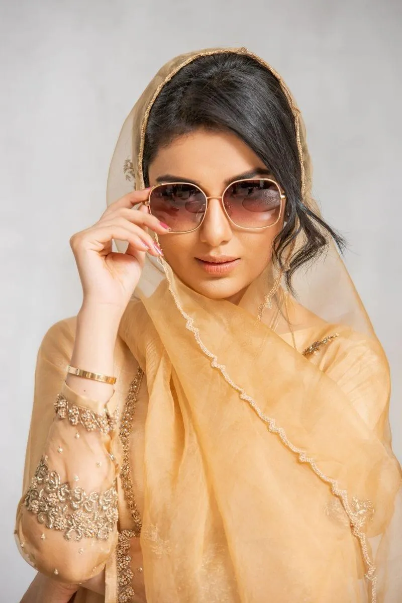Kuli Jume - Gold Dahlia - Dull Gold - Silk - 3 Piece