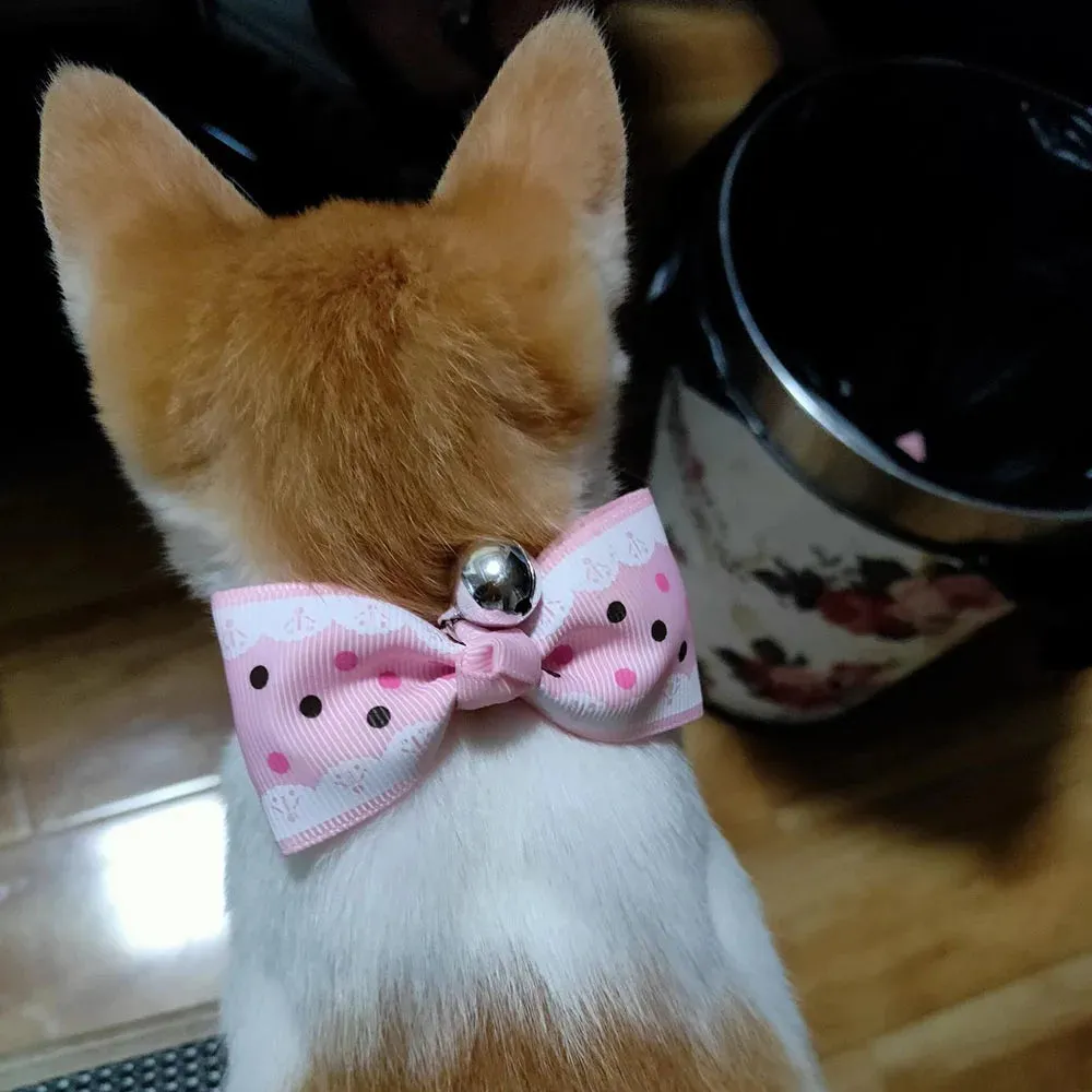 Leopard Print Bowtie Breakaway Cat Collar